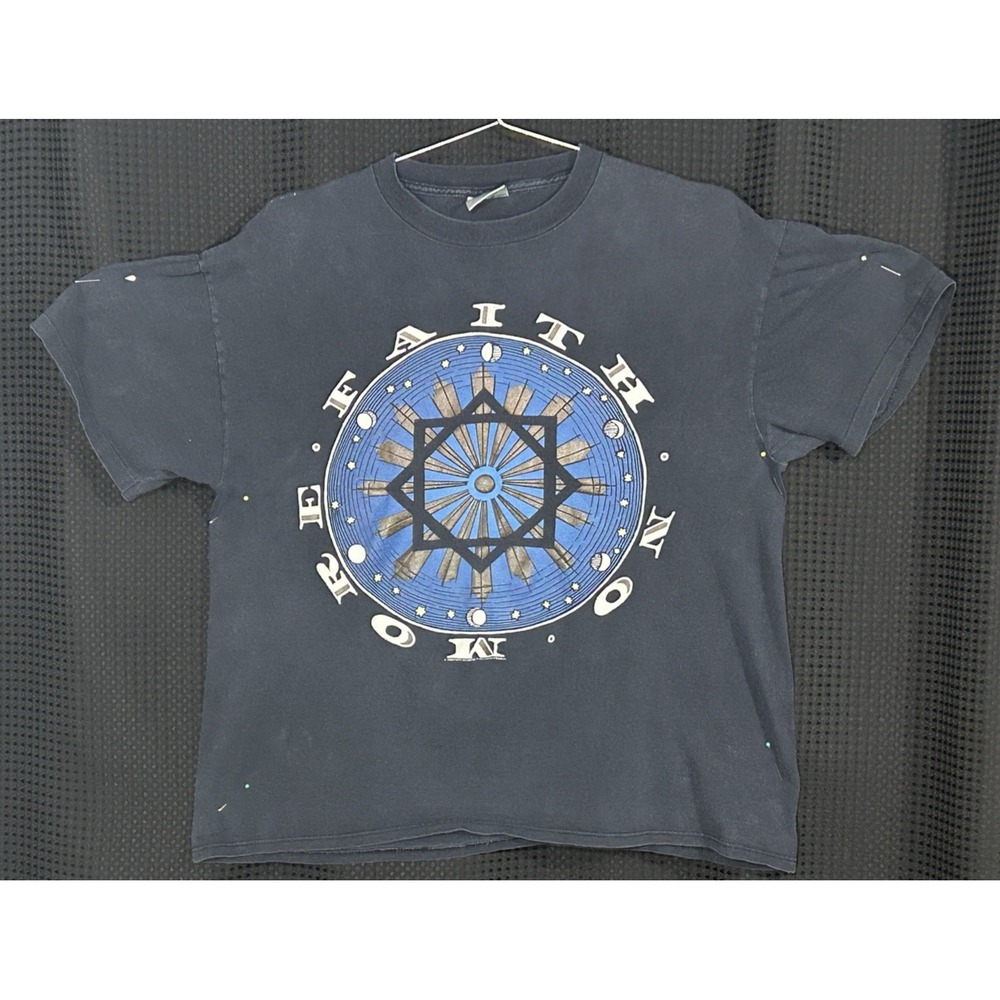 VTG 1992 Faith No More Touring on Angel Dust Brockum T Shirt Black Men's XL